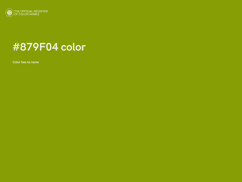 #879F04 color image