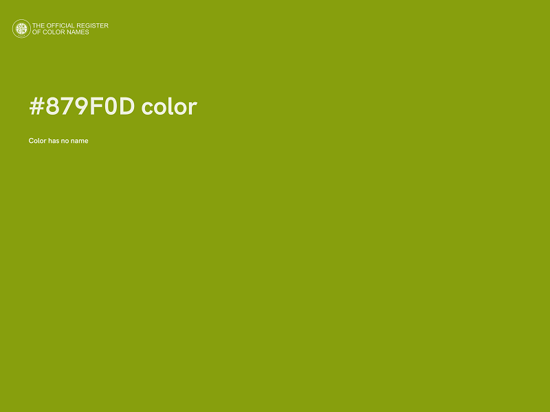 #879F0D color image