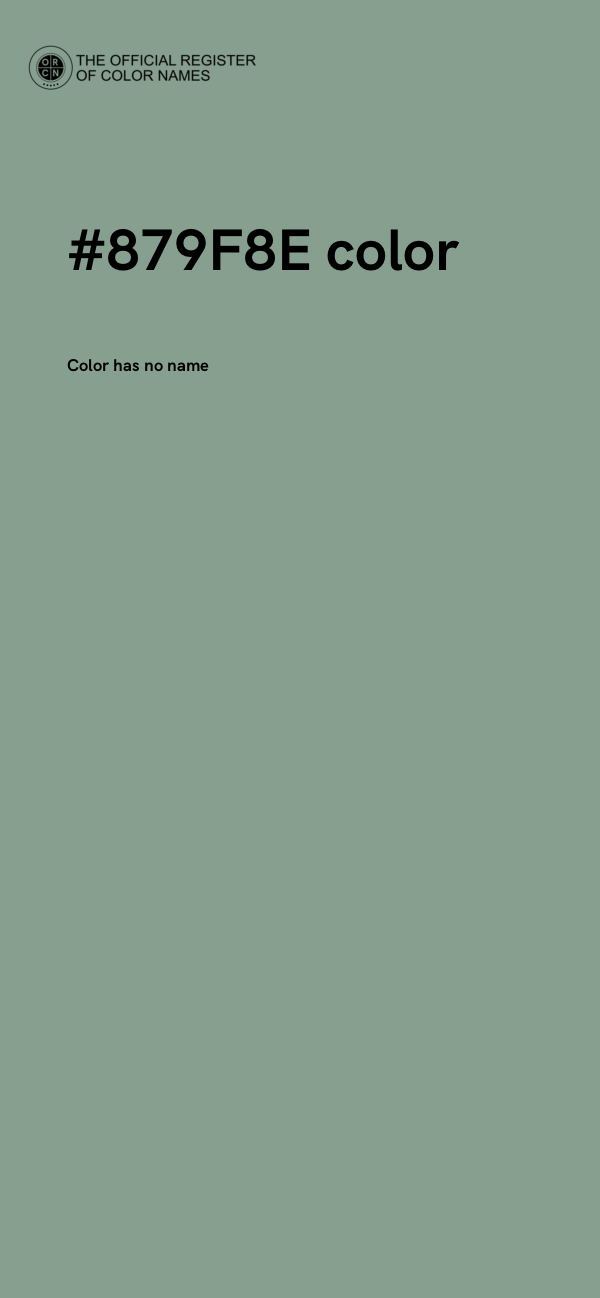 #879F8E color image