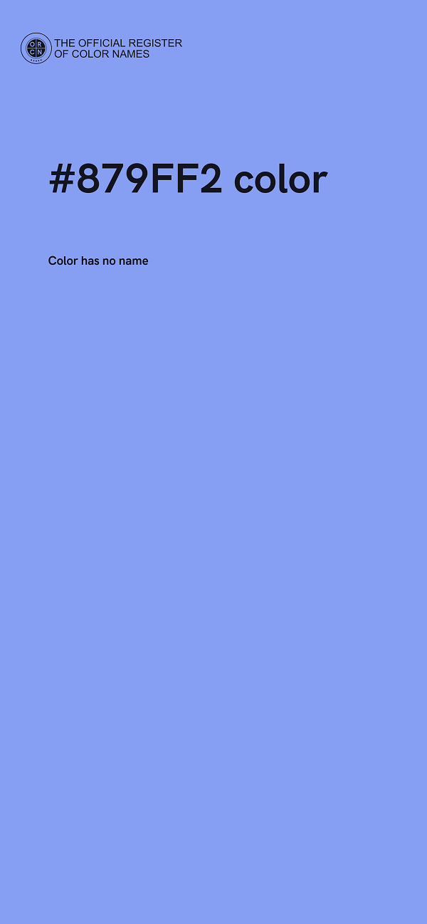 #879FF2 color image