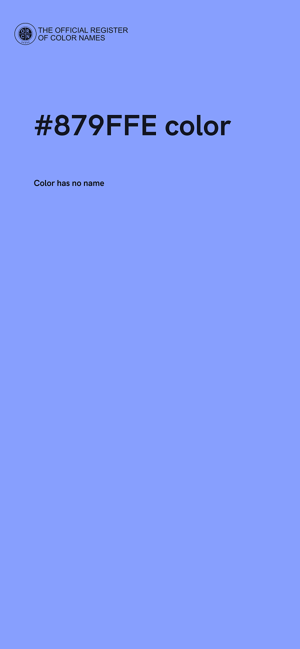 #879FFE color image