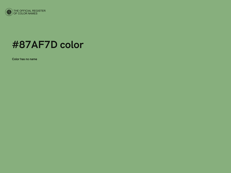 #87AF7D color image