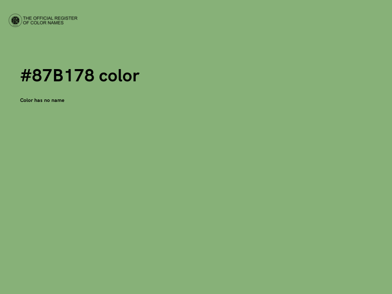 #87B178 color image