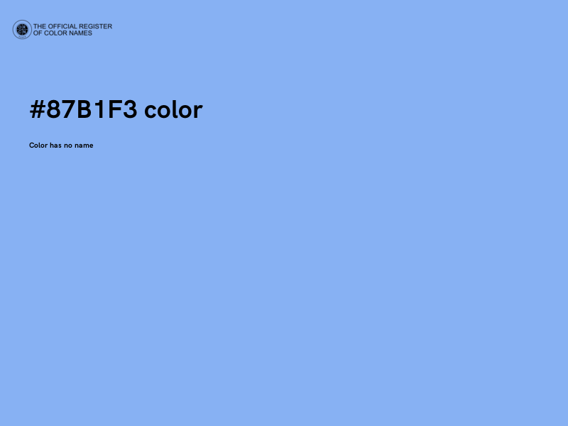 #87B1F3 color image