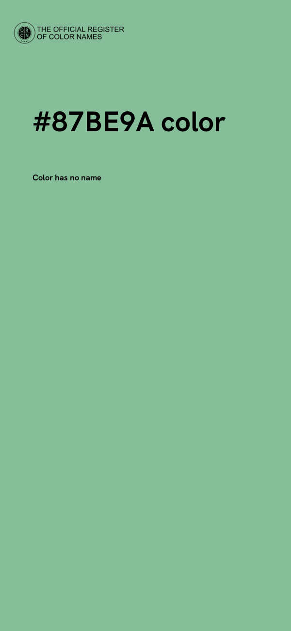 #87BE9A color image