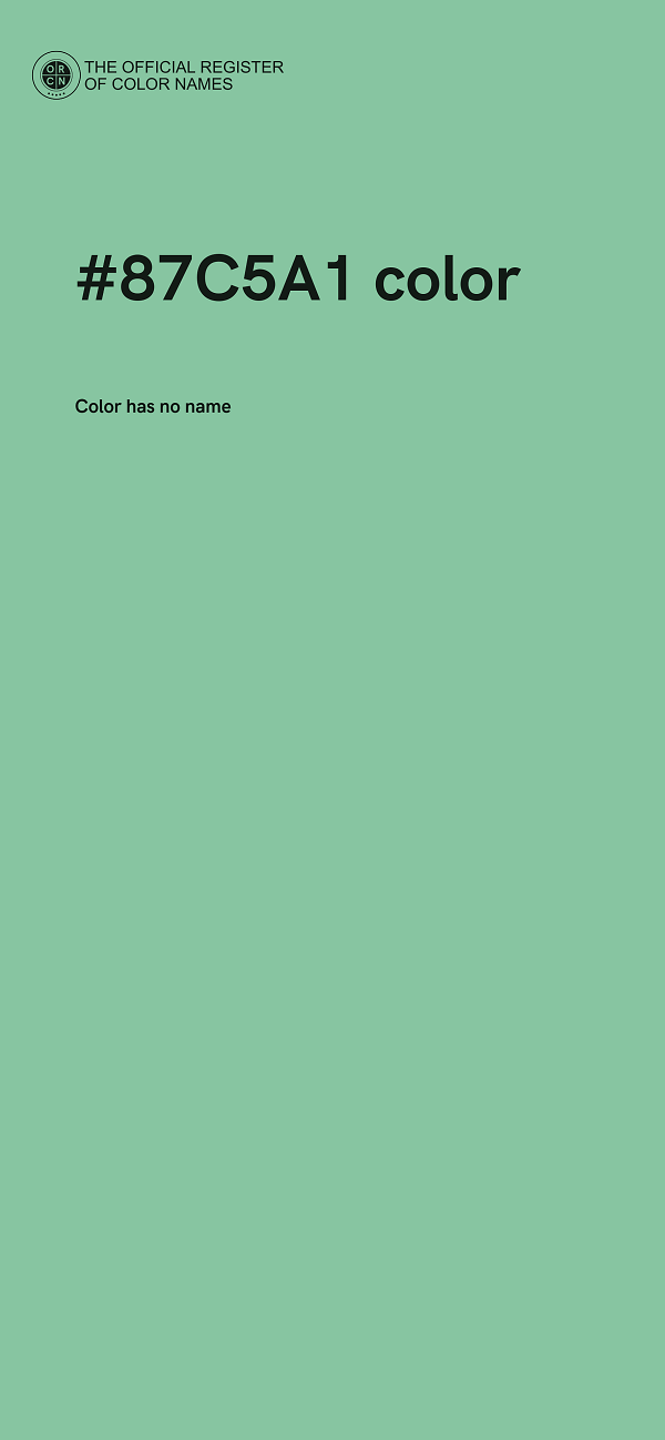 #87C5A1 color image