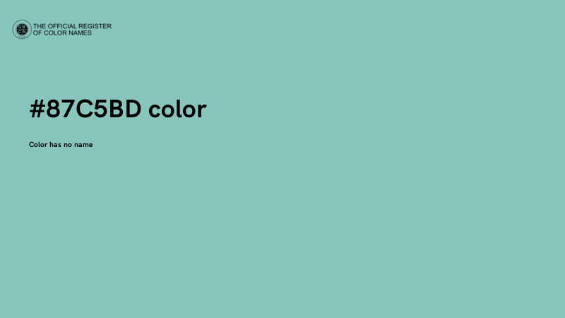 #87C5BD color image