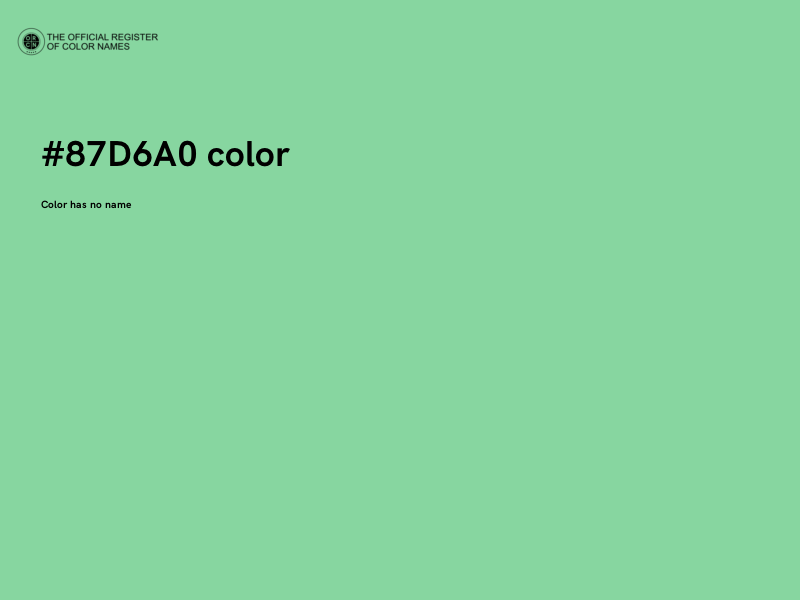 #87D6A0 color image