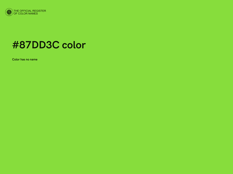 #87DD3C color image