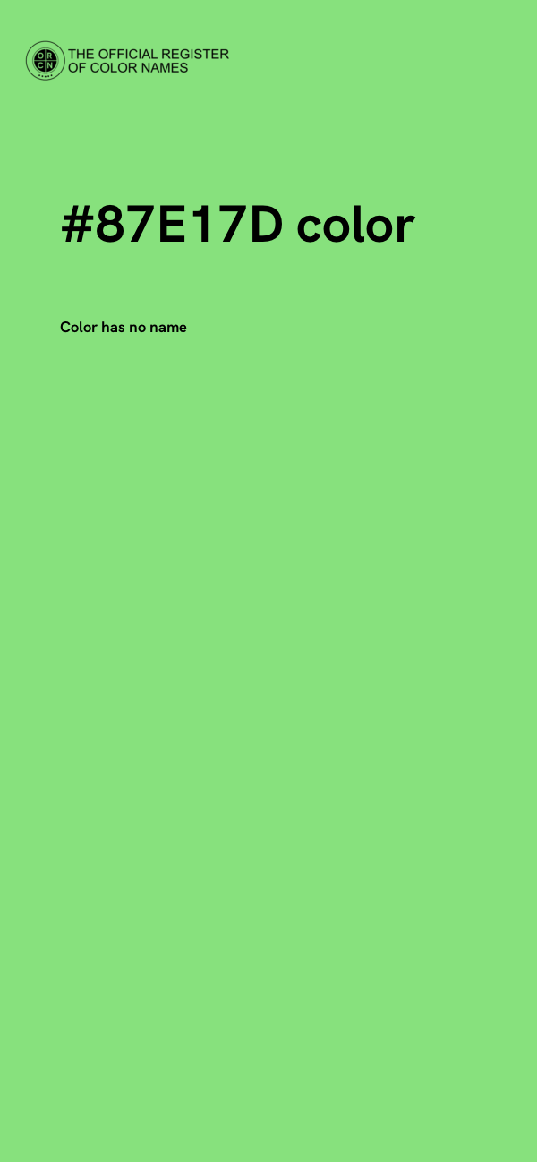 #87E17D color image