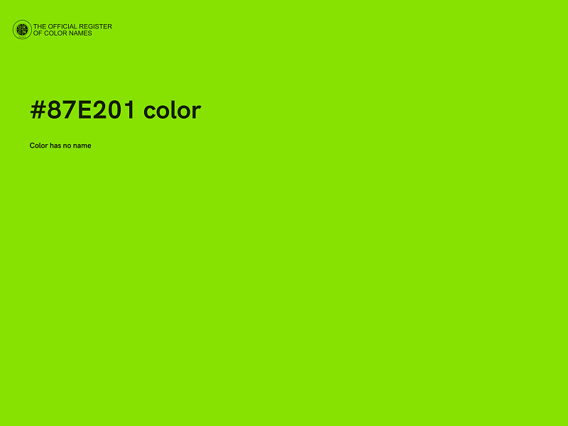 #87E201 color image