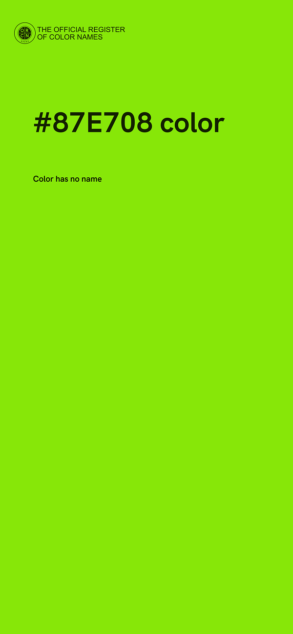 #87E708 color image