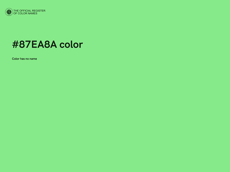 #87EA8A color image