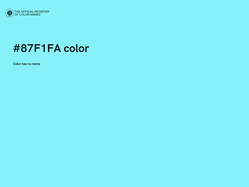 #87F1FA color image