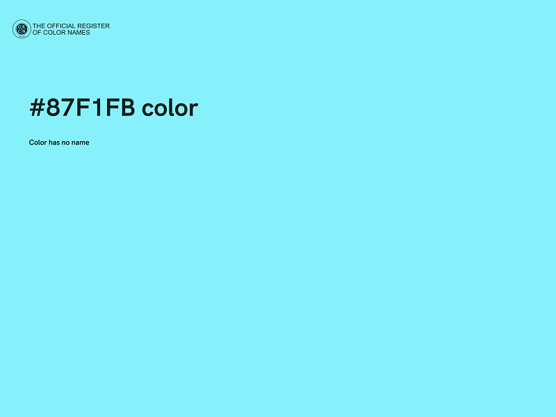 #87F1FB color image