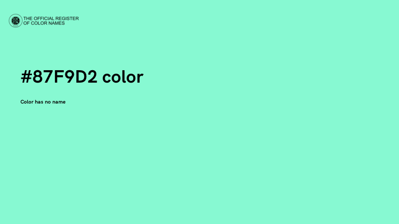 #87F9D2 color image