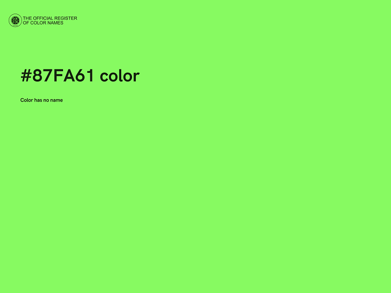 #87FA61 color image