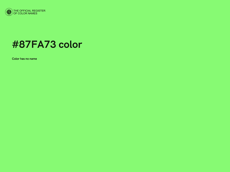 #87FA73 color image