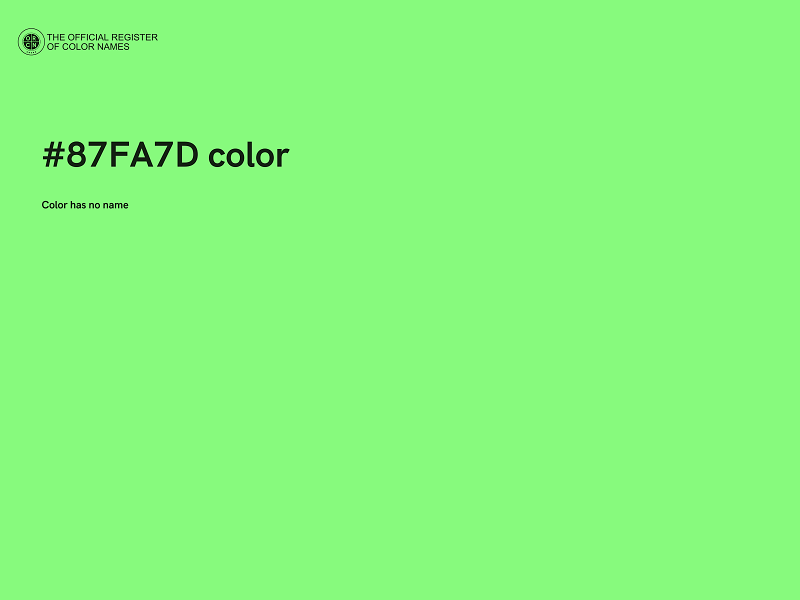 #87FA7D color image