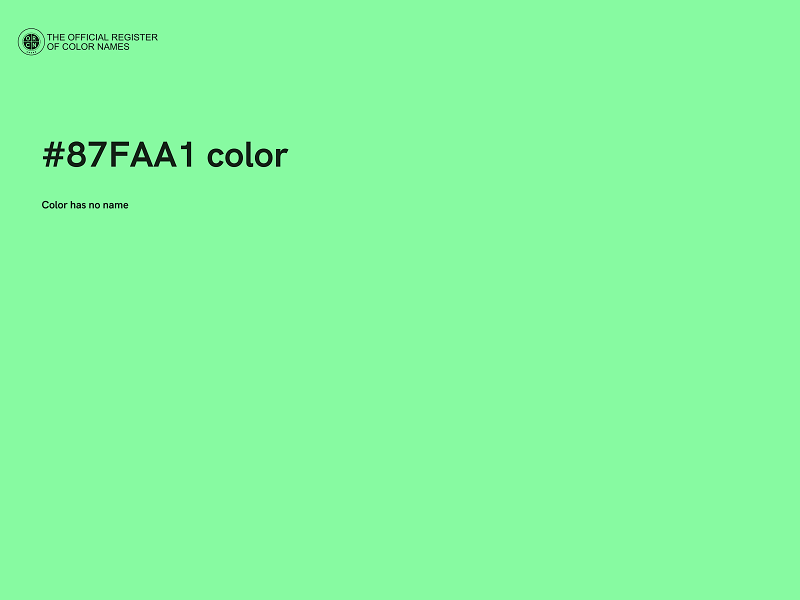 #87FAA1 color image