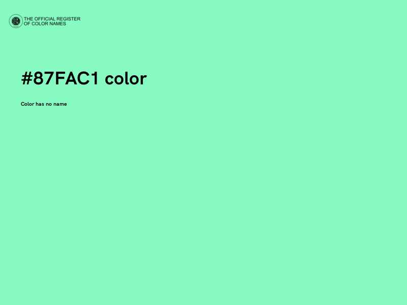 #87FAC1 color image