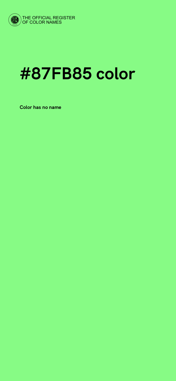 #87FB85 color image