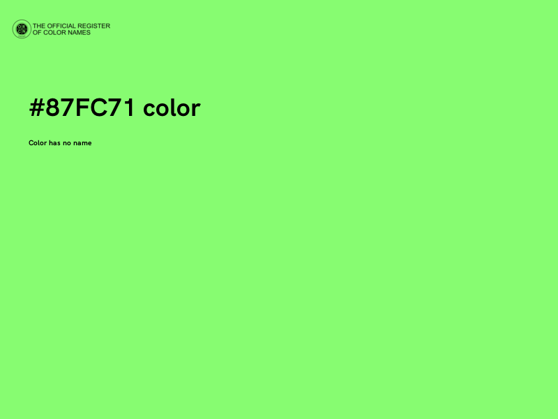 #87FC71 color image