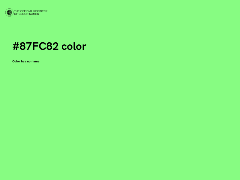 #87FC82 color image