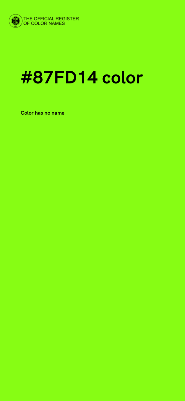 #87FD14 color image