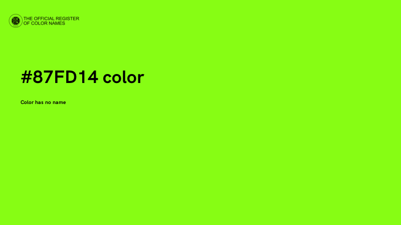 #87FD14 color image