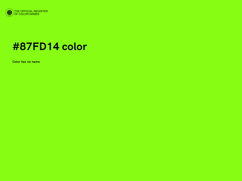 #87FD14 color image