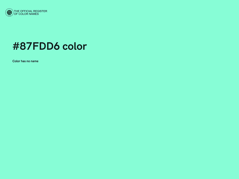 #87FDD6 color image