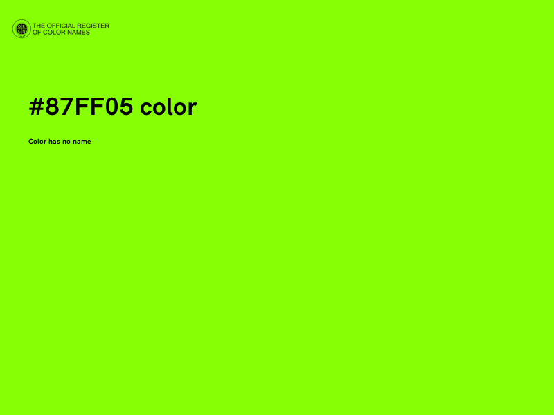 #87FF05 color image