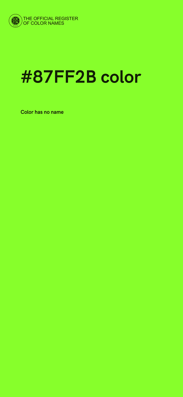 #87FF2B color image