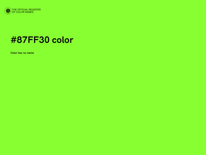 #87FF30 color image