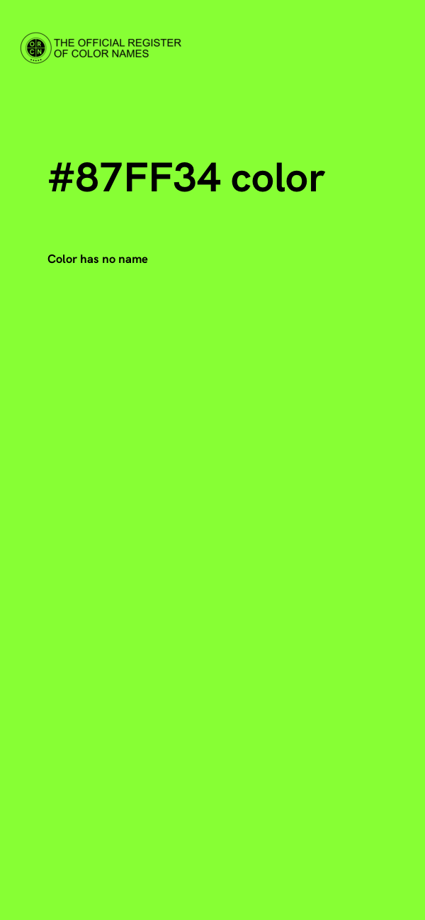 #87FF34 color image