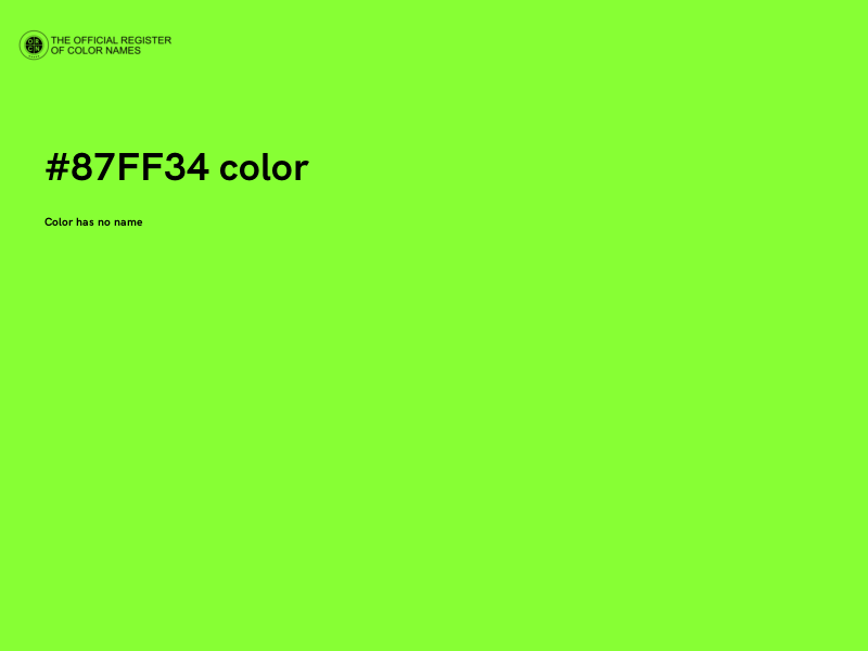 #87FF34 color image