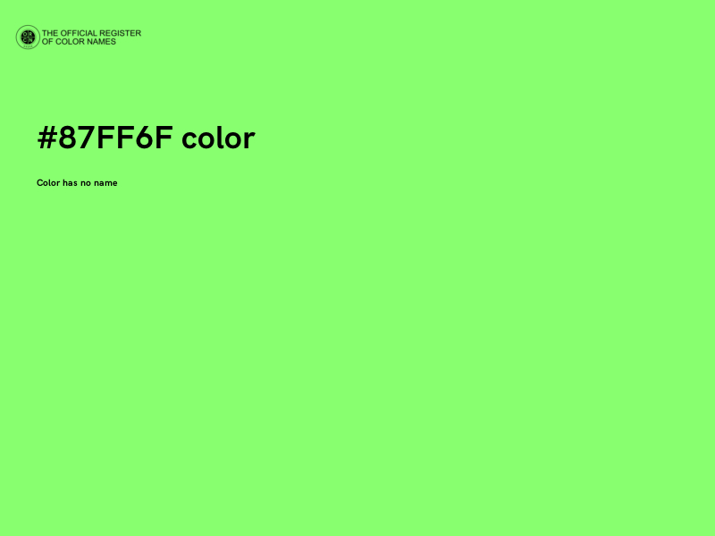 #87FF6F color image