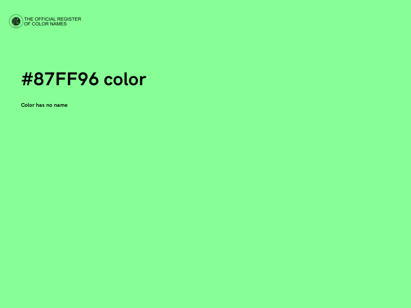 #87FF96 color image