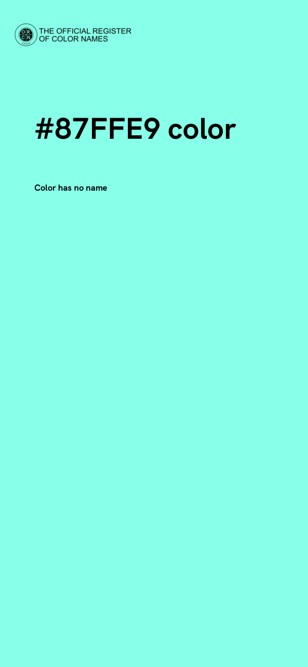 #87FFE9 color image