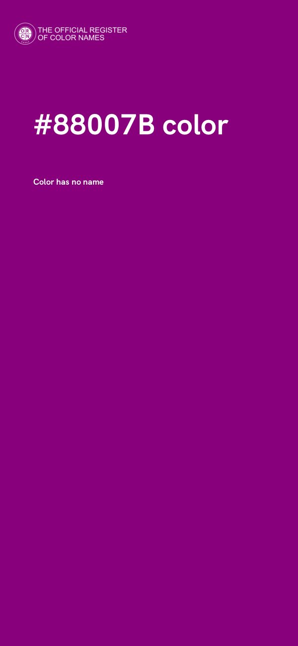 #88007B color image