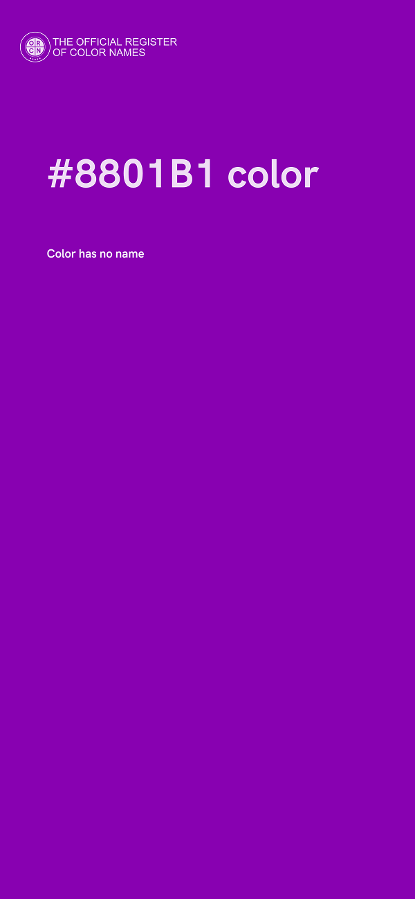 #8801B1 color image