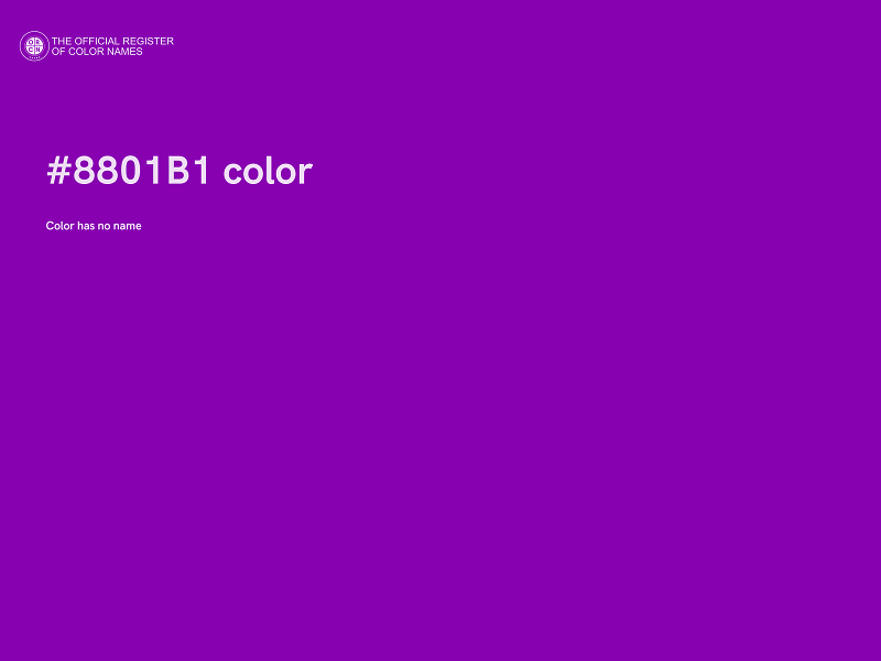 #8801B1 color image