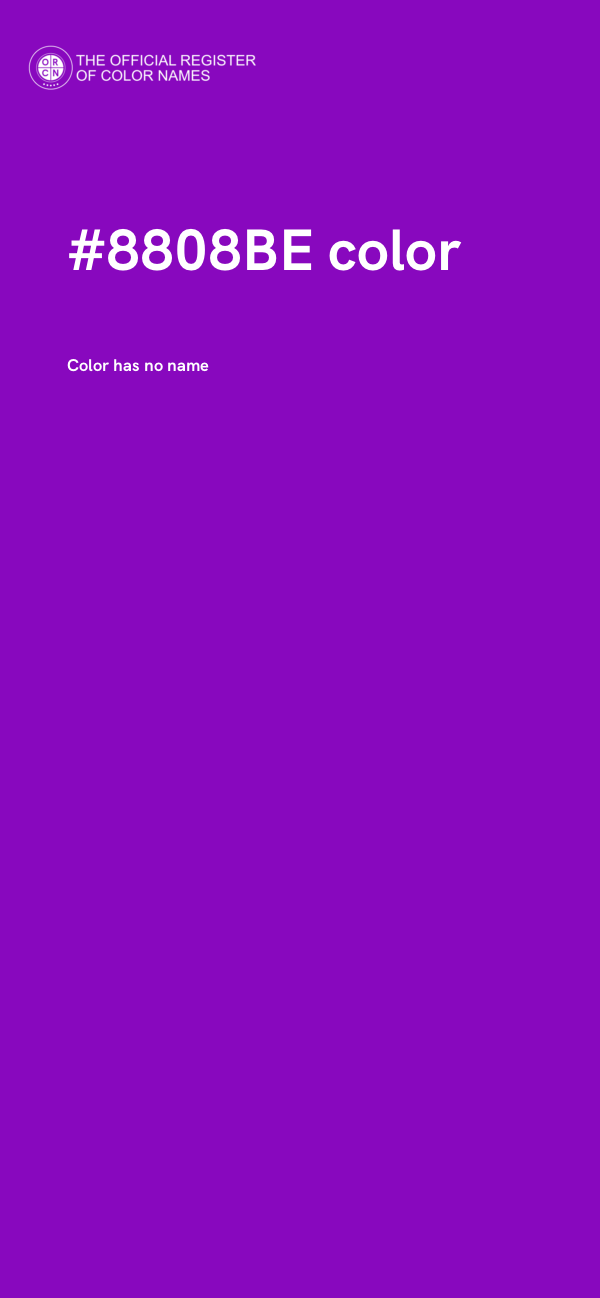 #8808BE color image