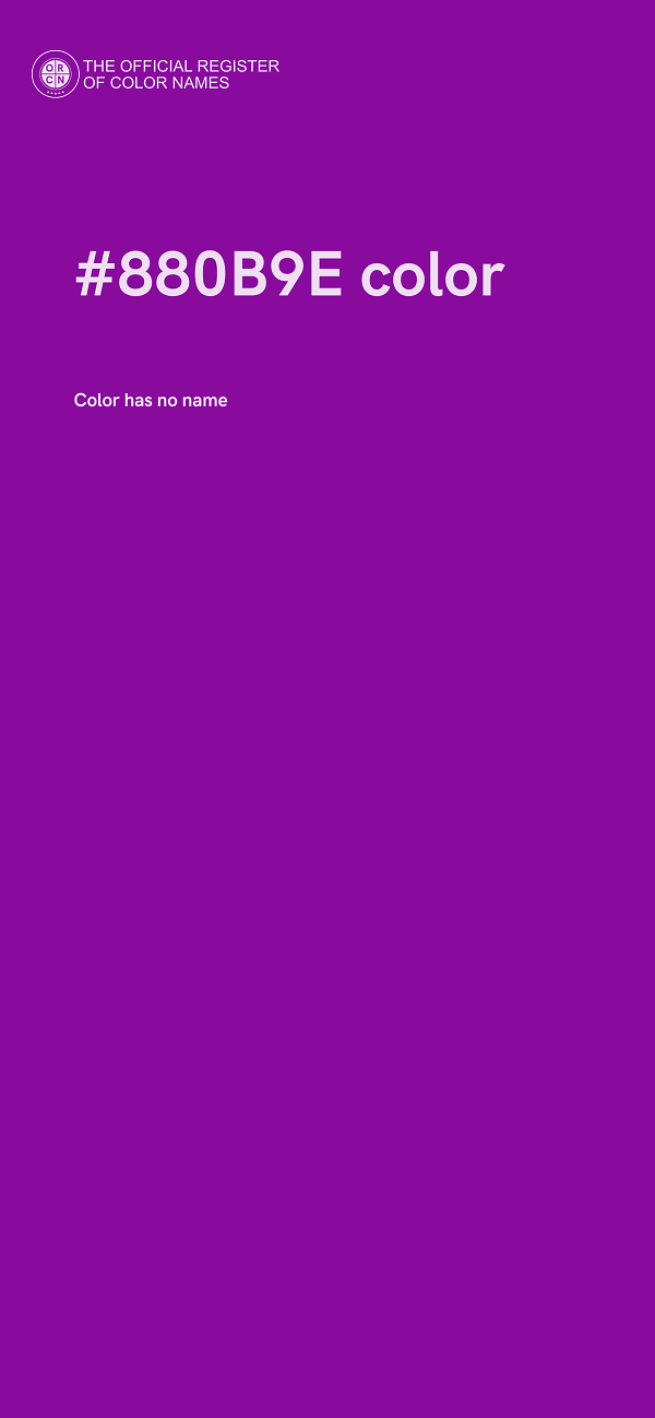 #880B9E color image