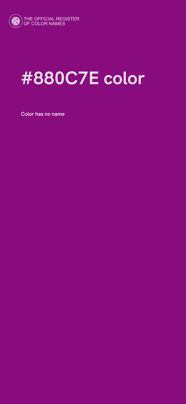 #880C7E color image