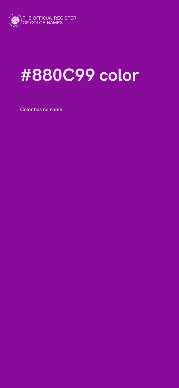 #880C99 color image