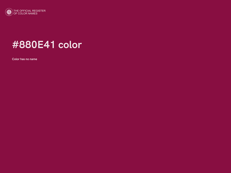 #880E41 color image