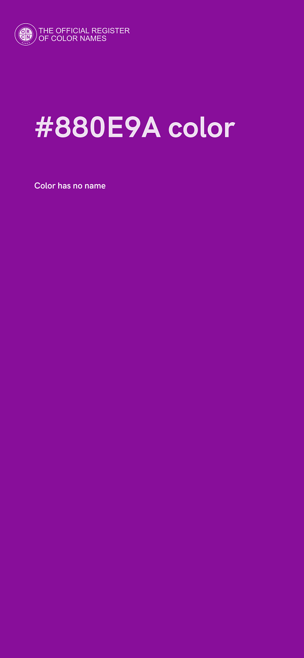 #880E9A color image