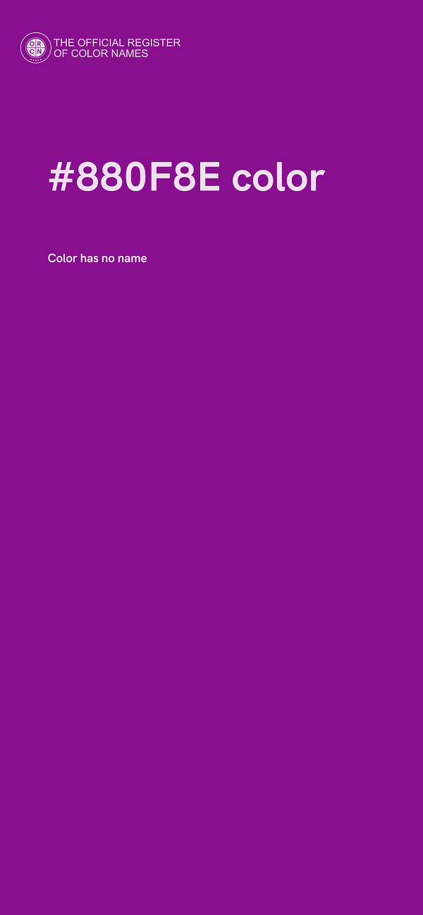 #880F8E color image